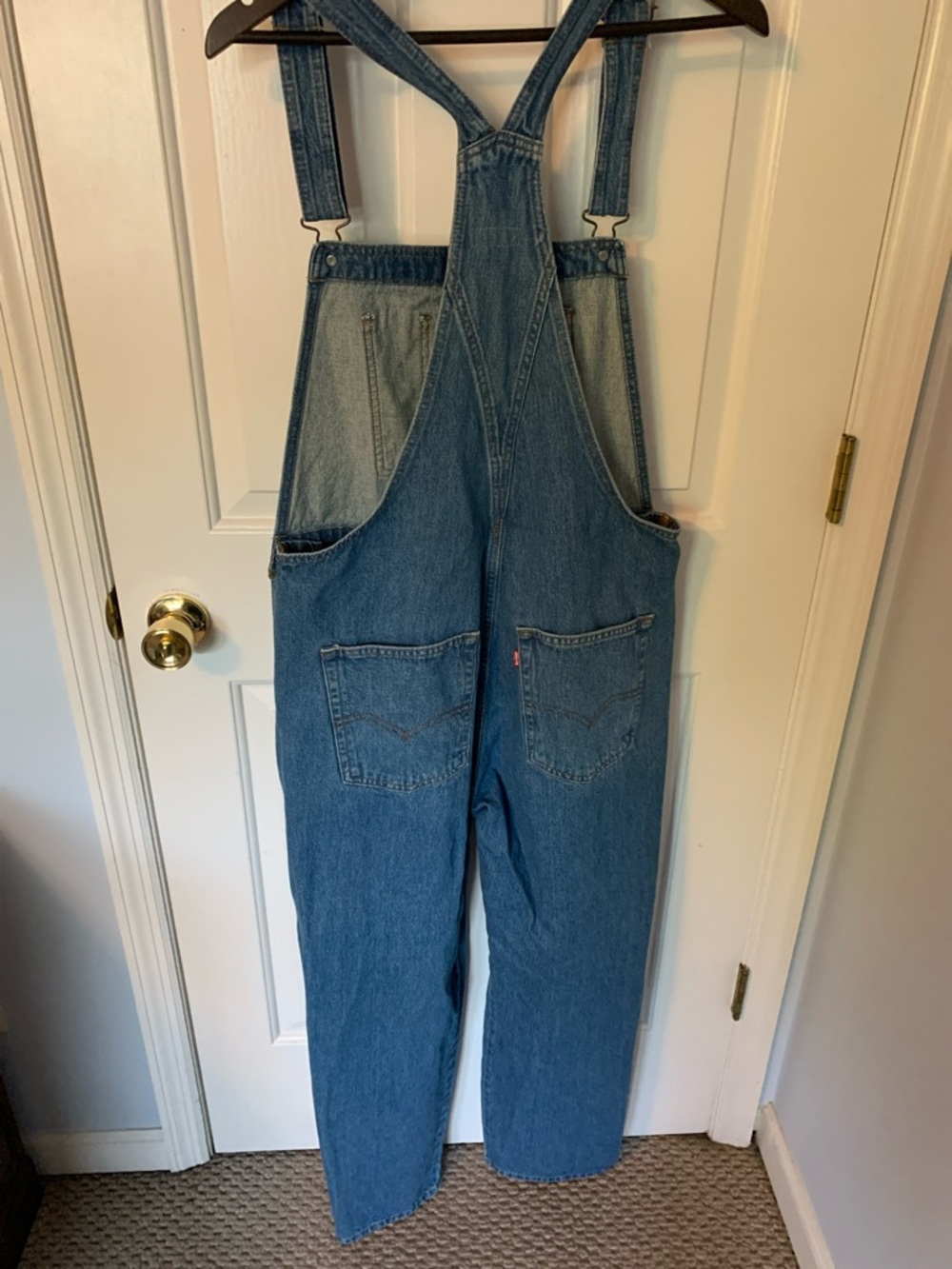 Levi's Light Blue Denim Bib Overalls - Picture 3 of 5